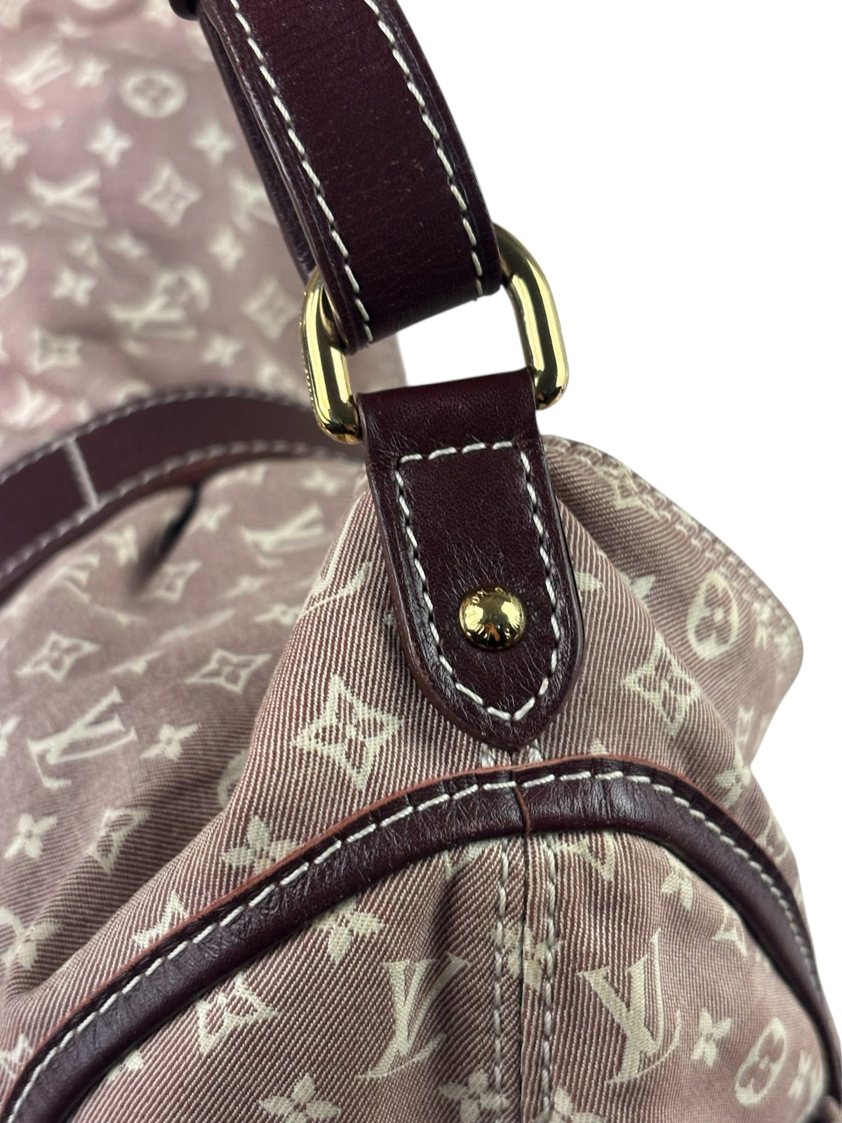 Louis Vuitton Brown Leather Trim Monogram Idylle Romance