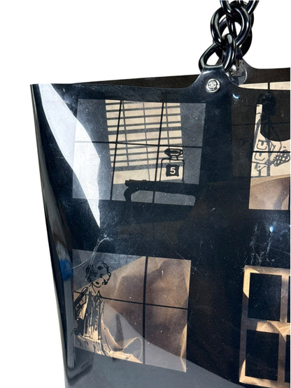 Chanel PVC Coco Window Tote Black 2003-04