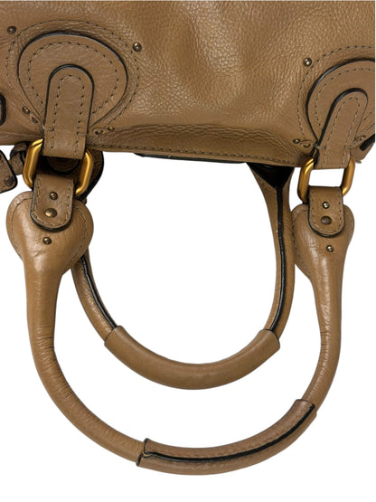 Chloe Brown Leather Paddington Shoulder Bag