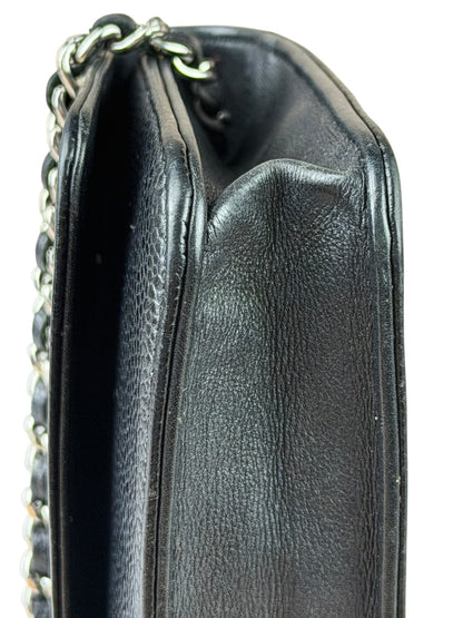 Chanel Black Caviar Flap Wallet On Chain 2013