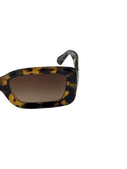 Off-White Tortoiseshell Rectangular C/O The Sun Sunglasses