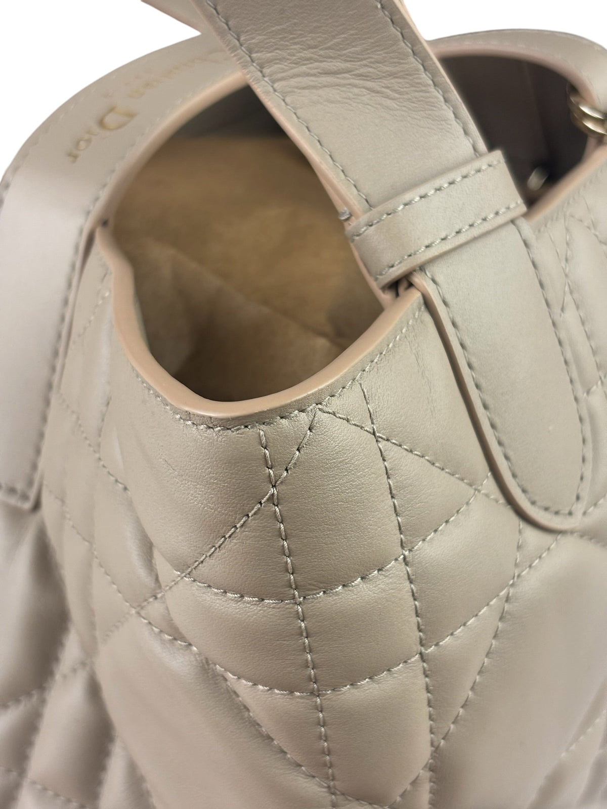Christian Dior Calfskin Macrocannage Toujours Handbag