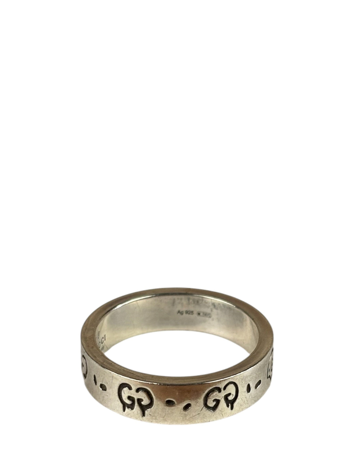 Gucci Silver GG Icon Band Rings
