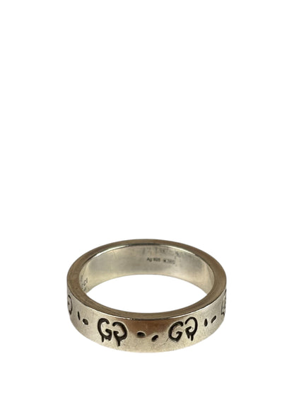 Gucci Silver GG Icon Band Rings