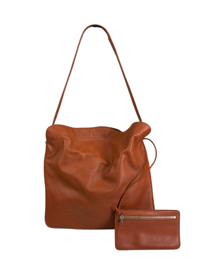 Loewe Vintage Brown Leather Shoulder Bag