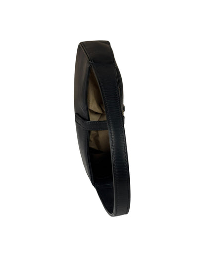 Yves Saint Laurent Black Leather Mini Le 5 À 7 Hobo Bag