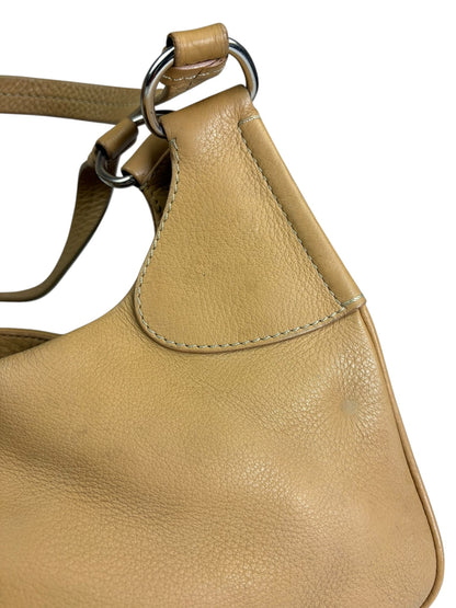 Prada Beige Leather Shoulder Bag