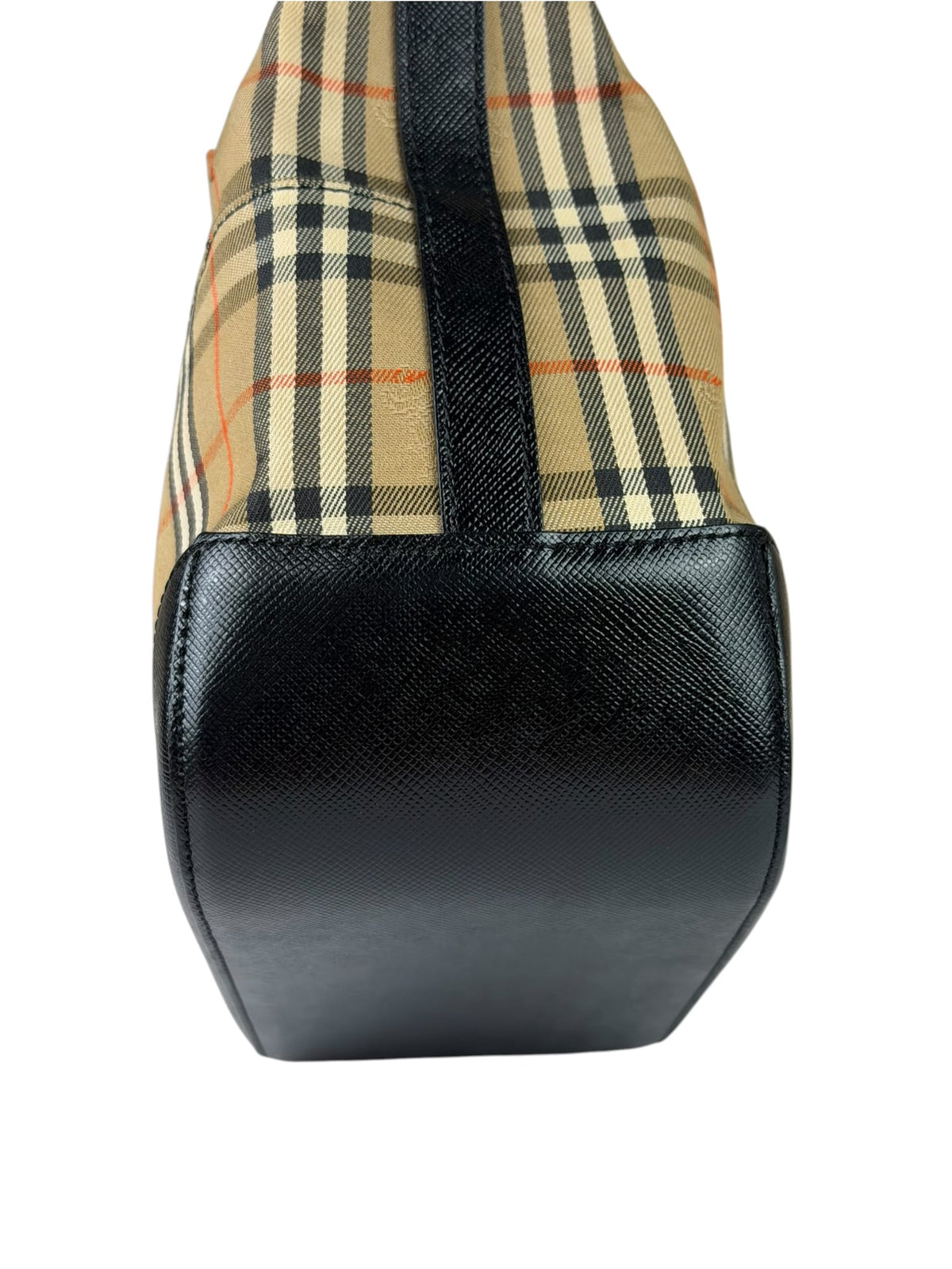 Burberry Haymarket Check Shadow Horse Canvas Shoulder Bag