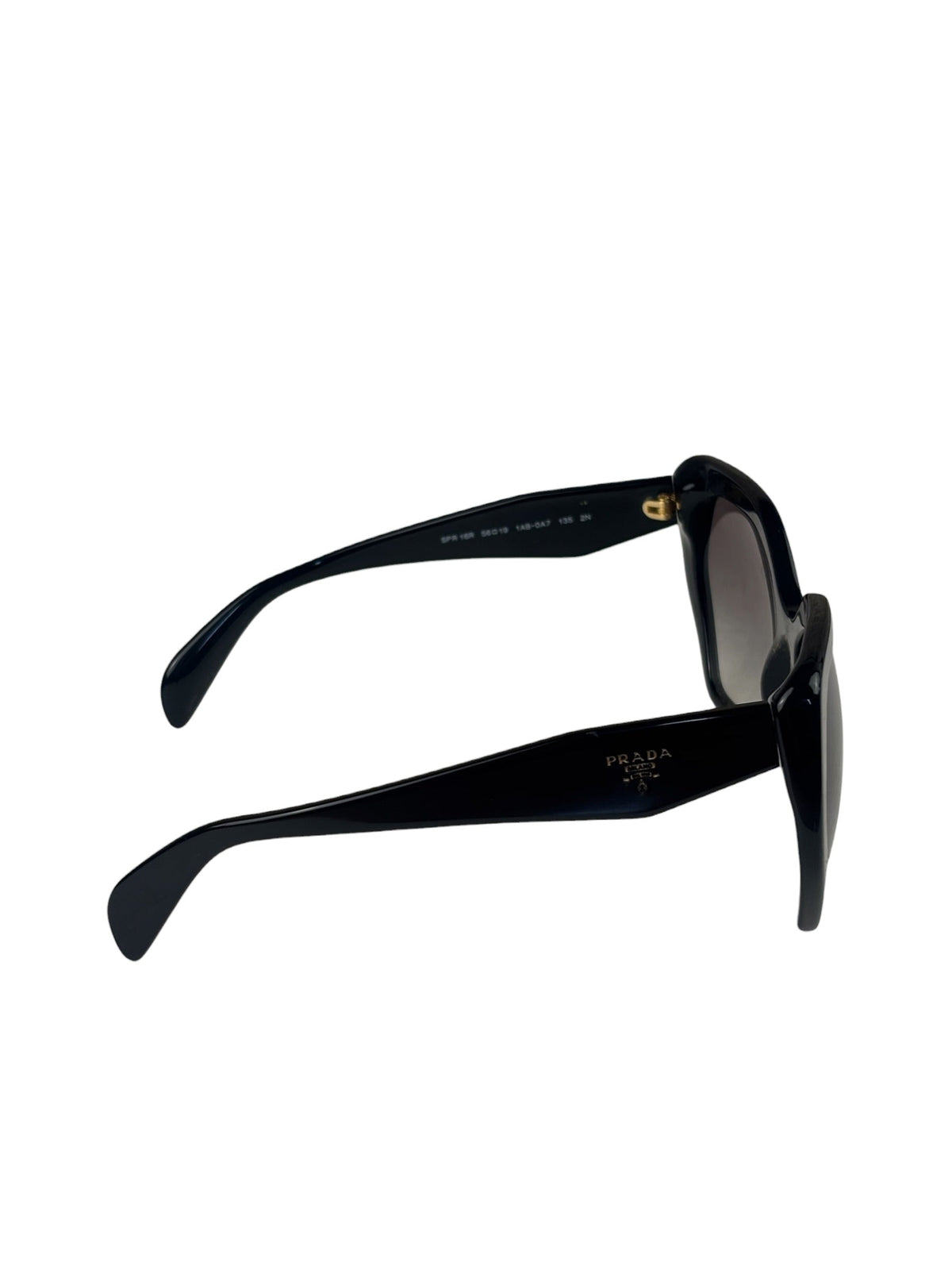 Prada Black Acetate Oversized Sunglasses