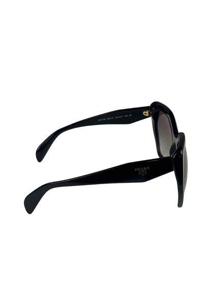 Prada Black Acetate Oversized Sunglasses