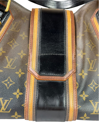 Louis Vuitton Limited Edition Brown/Black  Monogram Mirage Griet Handbag