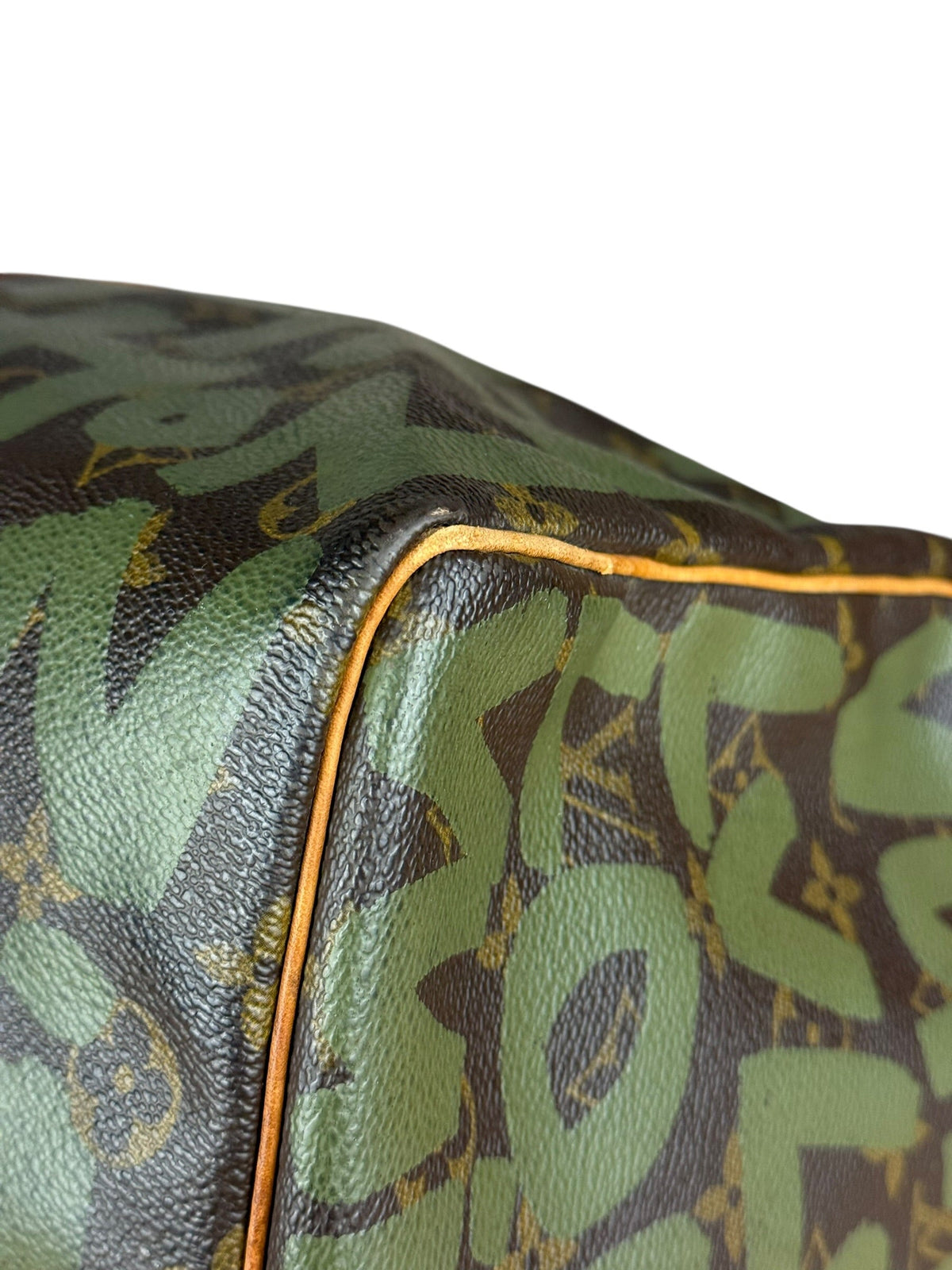 Louis Vuitton Stephen Sprouse Limited Edition Graffiti Keepall 50 Green