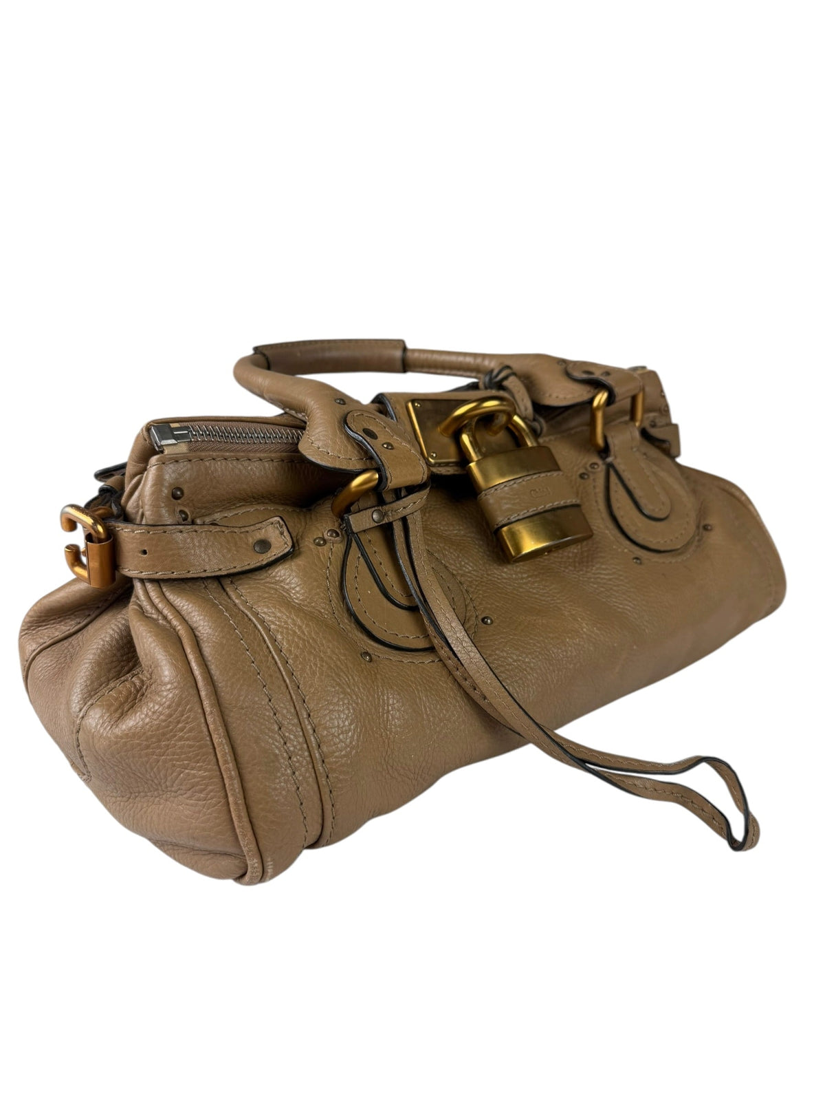 Chloe Brown Leather Paddington Shoulder Bag