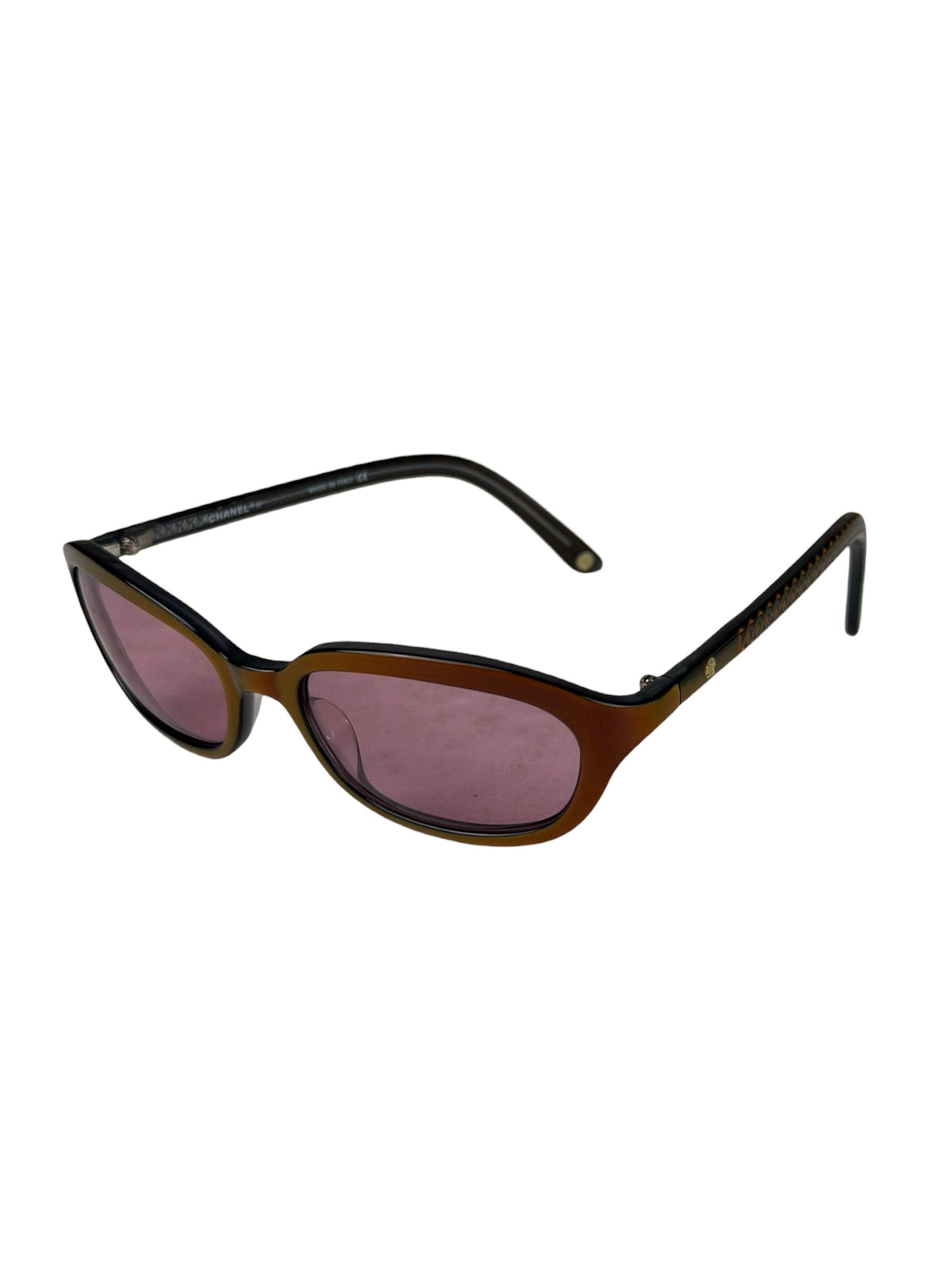 Chanel Vintage Pink Tinted Gradient Reading Sunglasses