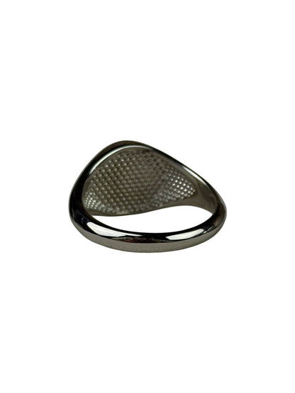 Vivienne Westwood Silver Logo Seal Ring