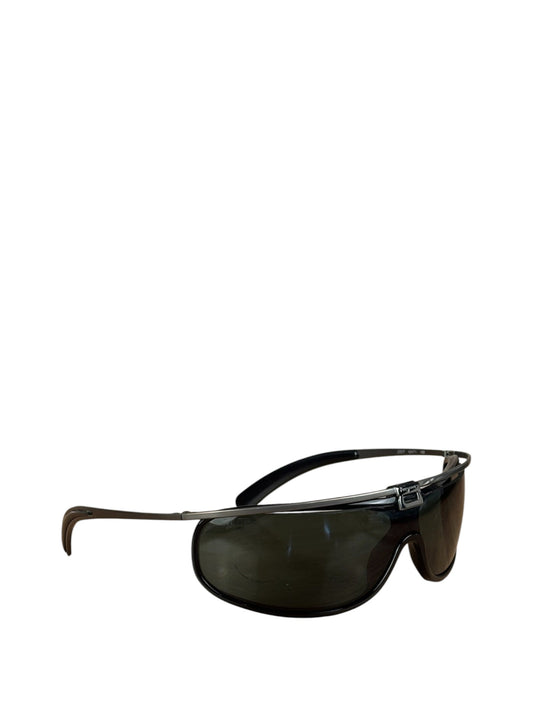 Salvatore Ferragamo Coveted Rimless Shield Masks Sunglasses